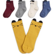 VIVA7 兒童甜心羅紋襪5雙組