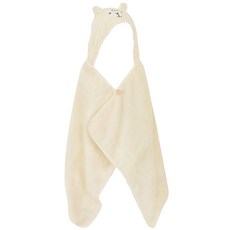 LittleLife 幼兒連帽浴巾, 面霜, 1個