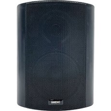 SMENC 벽걸이 방수 실내외 겸용 120W 스피커, SM-502, 블랙