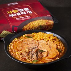 푸드어셈블 차돌 짬뽕 부대찌개 밀키트, 1개, 575g
