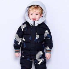 milk mile 男童連帽滑雪外套