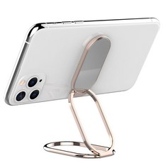 스윗럭셔리 매직 폰 홀더 키링 거치대, 1개, 로즈골드