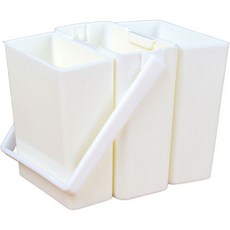 Suko 擴展式美術水桶 3格 SC-25, 白色