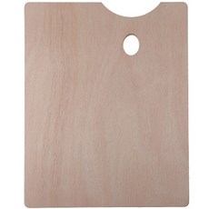 Comery油畫用方形木質調色板 25*30cm B0996, 1個