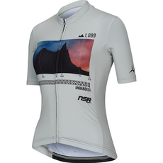 nSR RIDInG 女款俱樂部反光短袖針織衫