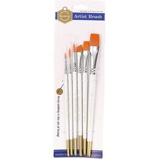 Simply & Nylon Brush 3平刷+3新刷套組, 1套, 6種