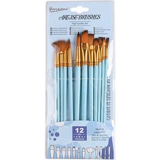 심플리앤 조르조네 수채화 브러쉬 블루 세트, 12종, 1세트