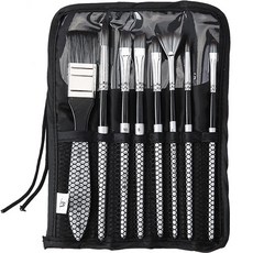 Giorgione Simply 水彩畫筆 8支 + 收納袋 + 收納盒 30H, 8款, 1個