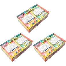 2500 畫架與畫布著色4款x3入組 隨機出貨