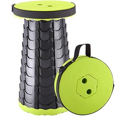 COMMANDO 可調高度便攜式摺疊露營凳 A型, 綠色, 1個