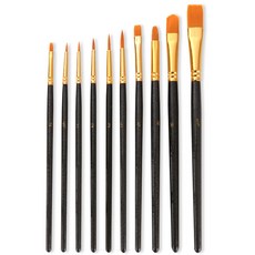 Ocean Marina 超值水彩畫筆套組 10 黑色, 1套, 10種