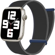 요이치 애플워치 어반 캔버스 스트랩 밴드 B타입, 차콜