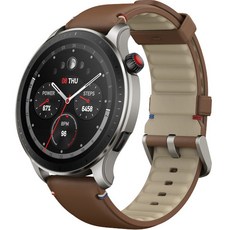 어메이즈핏 스마트워치 GTR4, 브라운, 46mm, GPS