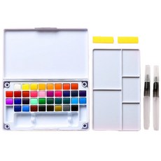 Mabella 便攜式水彩顏料組, 36色