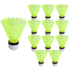 kairuite Naeum Dareum 熒光羽毛球, 12個, 黃色的