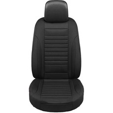 River Fox 車用坐墊 + 椅背套, 1套, 黑色