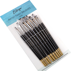 마켓피아 전문가용 다용도 미술붓 세트, 12종, 1세트