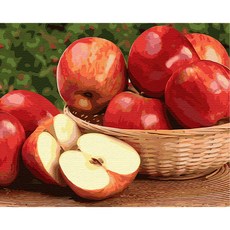 Play about DIY Pipo 油畫傑作繪畫套組 50 x 40 厘米, 一籃紅蘋果