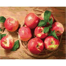 Play about DIY 數字油畫 香甜紅蘋果套組, 香甜紅蘋果