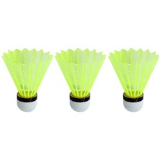 優異螢光羽毛球, 3個, 螢光黃