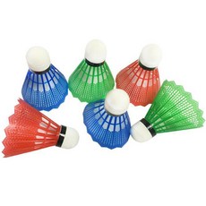 繽紛彩虹羽毛球, 6個, 隨機出貨