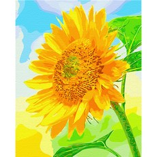 Play about DIY Pipo 油畫傑作繪畫套組 40 x 50 厘米, 明亮的向日葵