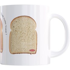 샤론6 디자인 머그컵 330ml, 토스트, 1개