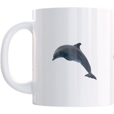 샤론6 디자인 머그컵 330ml, 그로잉돌핀, 1개