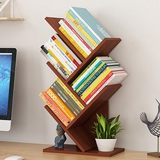 레투스토 미니 다용도 책장, 브라운, 4단