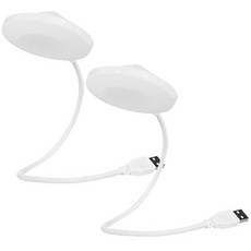 Good Frap UFO 太空船 LED 迷你檯燈 2入, 白色