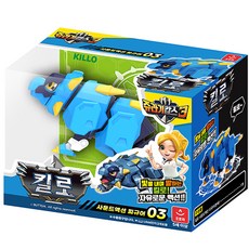 Jurassic Cops 3 音效動作公仔 奇洛, 混合顏色, 顏色:單一商品|尺寸:單一商品