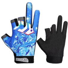 Trend Company ST X四季用釣魚手套雙手佩戴 B型, 藍色