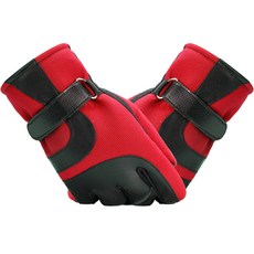 어리플 다색상 등산 운동 양손착용 장갑, 톤레드, 1개