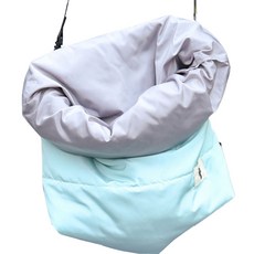 PETSMON 寵物鋪棉外出斜背包, 薄荷綠