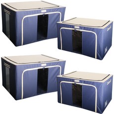 마이닝 모던 베이직 리빙박스, 네이비, 4개