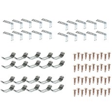 윈샵 ㄱ자 20 우드블라인드 부속세트 9cm, 혼합색상, 1개
