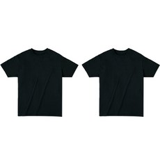 TS7 순면 빅사이즈 통기성 반팔 티셔츠 2p