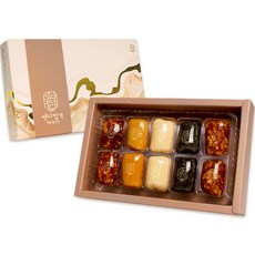 韓式麥芽糖禮盒 5種口味 各2顆入+留言卡禮盒, 1組