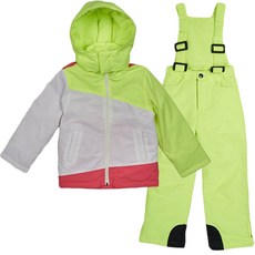 F-Leader 兒童斜紋吊帶滑雪服上下套裝