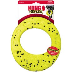 KONG Puppy Reflex Tug Play 玩具耐用圓形鉗子, 混合顏色, 1個
