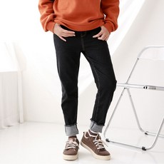 Nanajuni 兒童 B2 基本款青少年刷毛保暖牛仔褲