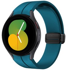 스페이스쉴드 갤럭시 워치 호환 날개형 디버클 실리콘 스트랩 20mm, 다크블루