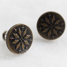 COTS 바지 허리 조절 핀타입 단추 8p, 앤틱, 1세트