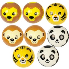 YT Zone動物海綿球 4種*2入組, 混合顏色