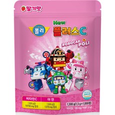 RBNF 波力救援小英雄維他命C糖果 草莓口味, 1000顆, 1袋