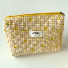 어리플 여성용 다용도 퀄팅 멀티 파우치