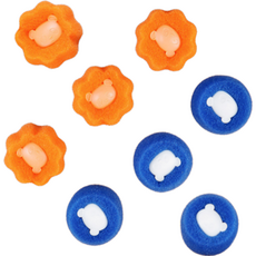 毛髮清潔洗衣球組 藍色 4個+橘色 4個, 1套