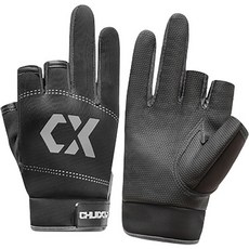 Trend Company ST X 三指切口釣魚手套, 灰色