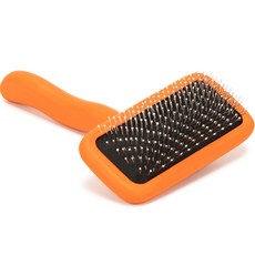 Standard Pet寵物迷你順毛梳 2種 圓頭, 橙色, 1個