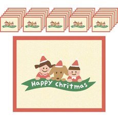 聖誕朋友小紙條, 50個, 混合顏色